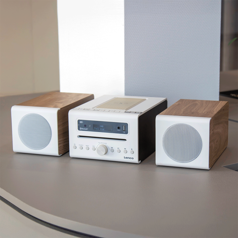 De Lenco MC-375WHWD Stereoset.