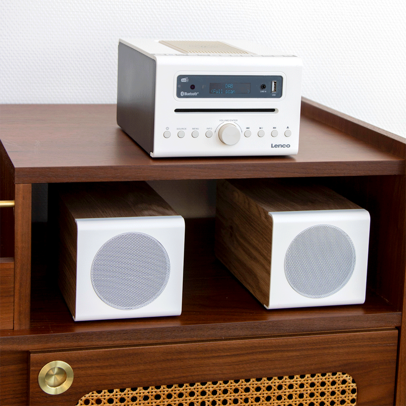 De Lenco MC-375WHWD Stereoset.