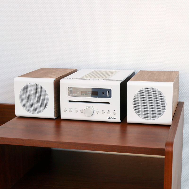 De Lenco MC-375WHWD Stereoset.