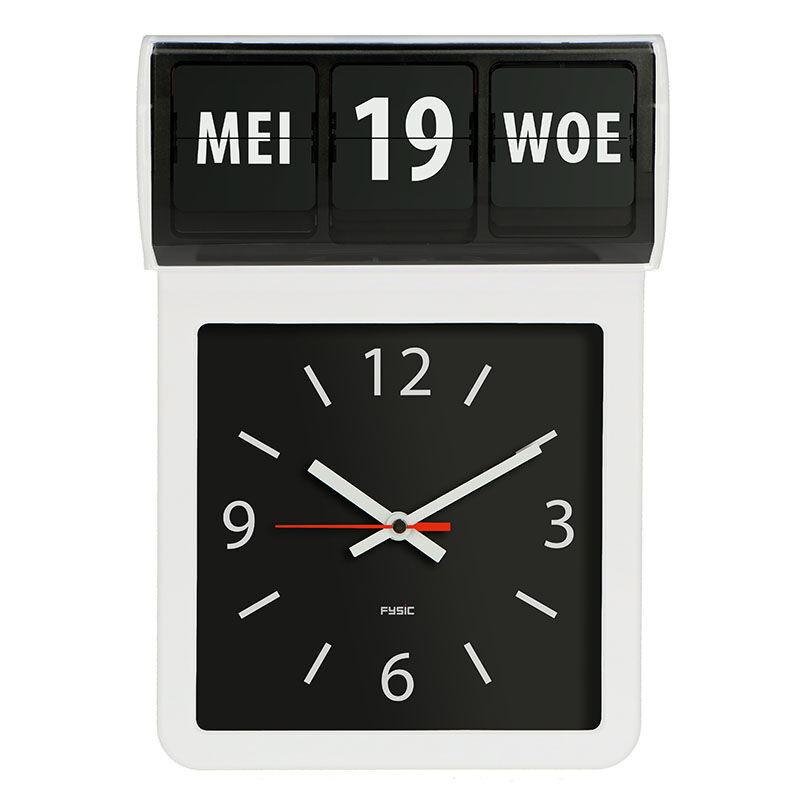 De Fysic Senioren Klok met Datum en Tijd. De Fysic Senioren Klok met Datum en Tijd.