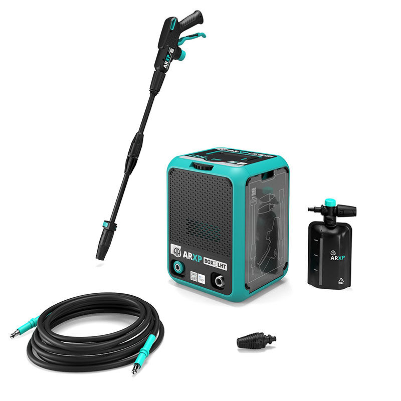De ARXP Hogedrukreiniger BOX 3 met Accessoires. De ARXP Hogedrukreiniger BOX 3 met Accessoires.