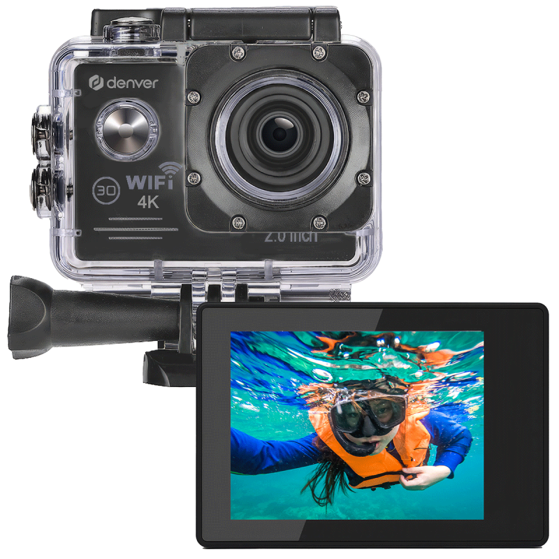 Denver ACK8064 4K Action Camera. Denver ACK8064 4K Action Camera.
