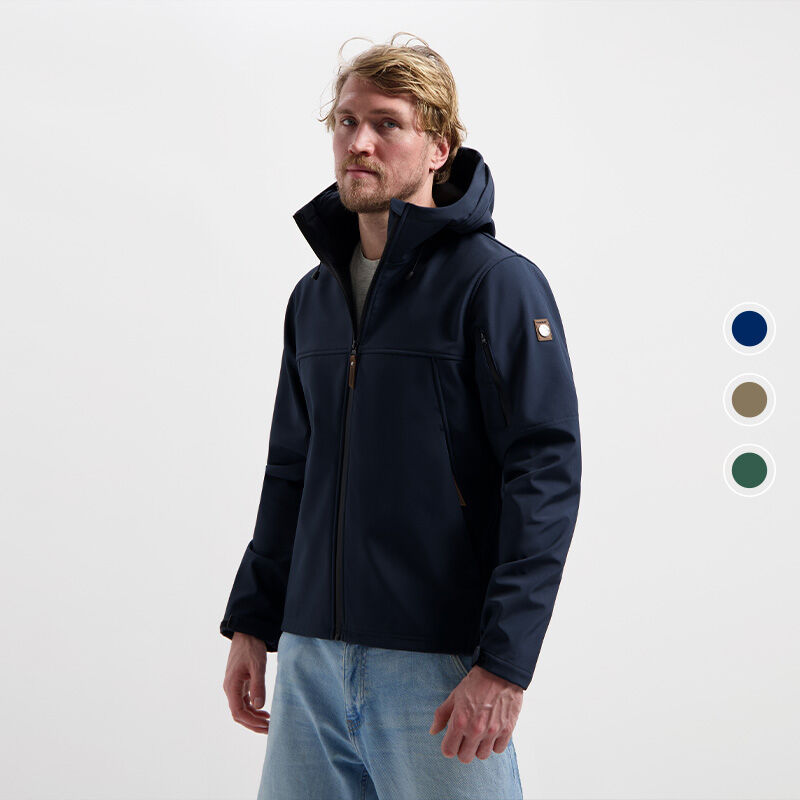 De Travelin' Softshell Herenjas Stian is verkrijgbaar in 3 verschillende kleuren. De Travelin' Softshell Herenjas Stian is verkrijgbaar in 3 verschillende kleuren.