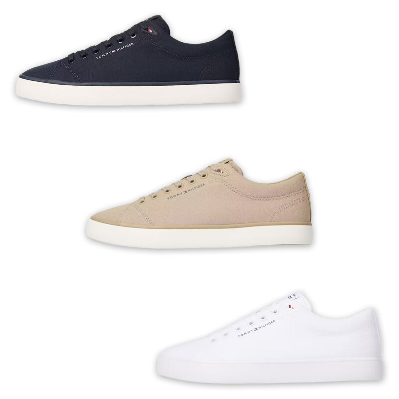 De Tommy Hilfiger Canvas Herensneakers zijn verkrijgbaar in 3 verschillende kleuren. De Tommy Hilfiger Canvas Herensneakers zijn verkrijgbaar in 3 verschillende kleuren.
