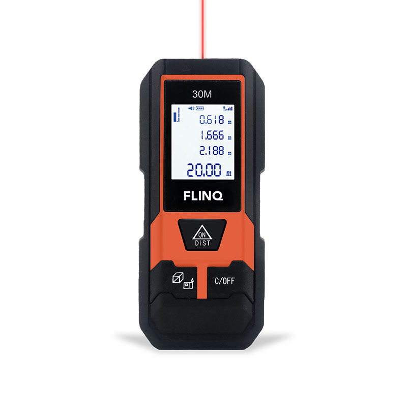 De FlinQ Digitale Afstandsmeter Promeasure. De FlinQ Digitale Afstandsmeter Promeasure.