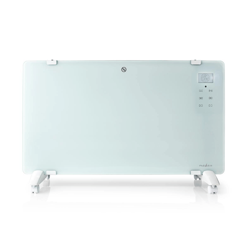 Nedis Smartlife Glazen Paneelverwarming van de voorkant. Nedis Smartlife Glazen Paneelverwarming van de voorkant.