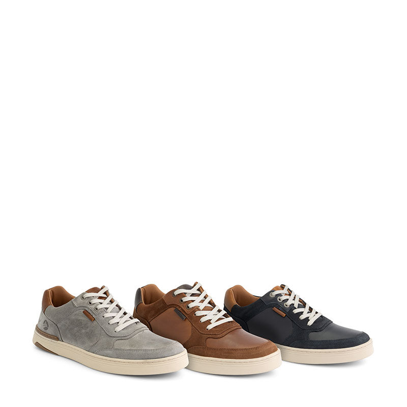 De Travelin' Sneakers zijn verkrijgbaar in 3 kleuren.