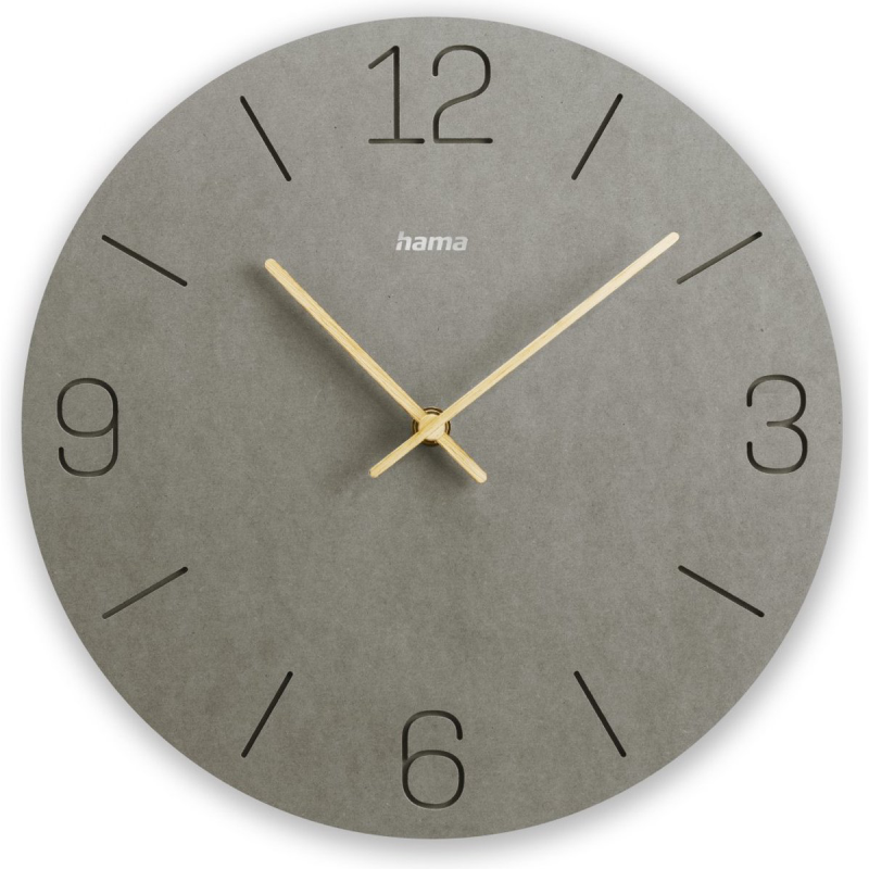 Hama Wandklok Kreta van de voorkant.