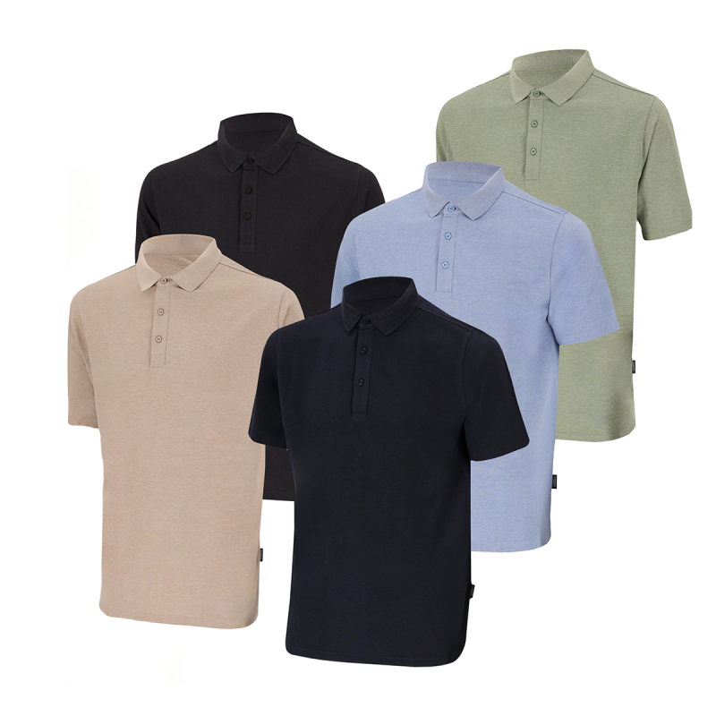 Bamboo Elements Heren Polo Pique in vijf verschillende kleuren. Bamboo Elements Heren Polo Pique in vijf verschillende kleuren.