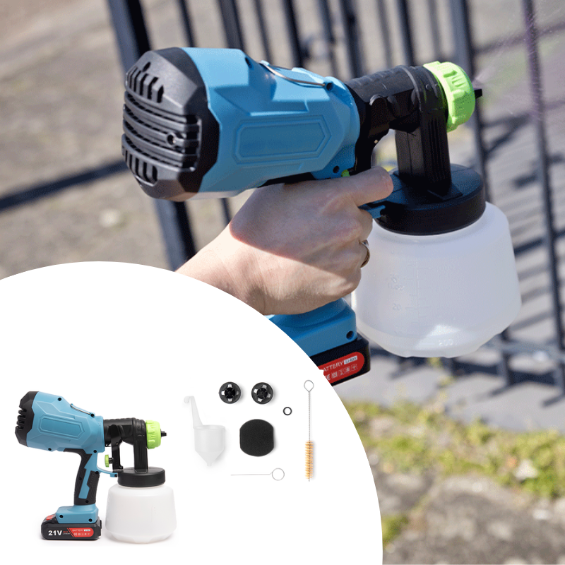 QLT Elektrische Verfspuit met accessoires. QLT Elektrische Verfspuit met accessoires.