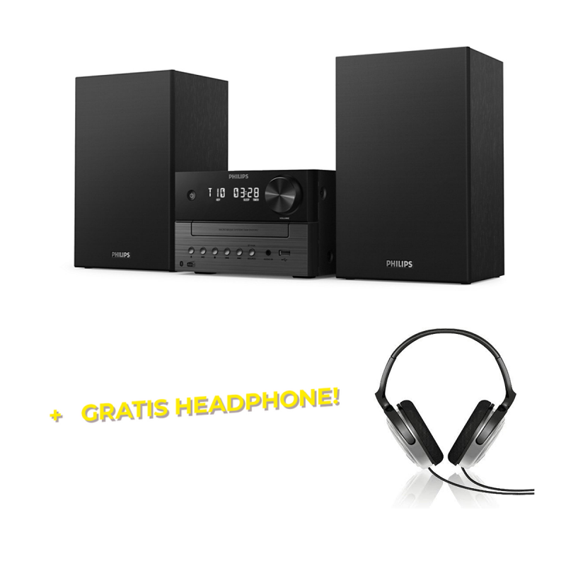 Philips TAM3505M2/10 DAB+ Microsysteem incl. GRATIS TV-hoofdtelefoon. Philips TAM3505M2/10 DAB+ Microsysteem incl. GRATIS TV-hoofdtelefoon.