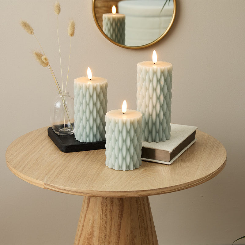 De Set van 3 Lifa Living Luxe LED Kaarsen. De Set van 3 Lifa Living Luxe LED Kaarsen.