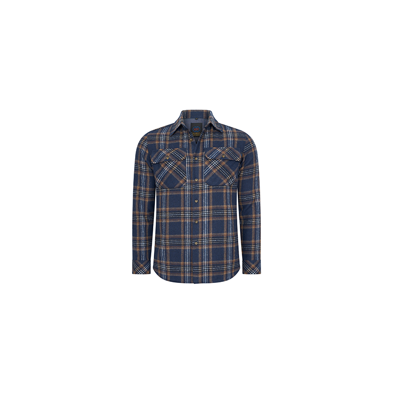 Het Mario Russo Overshirt in donkerblauw.
