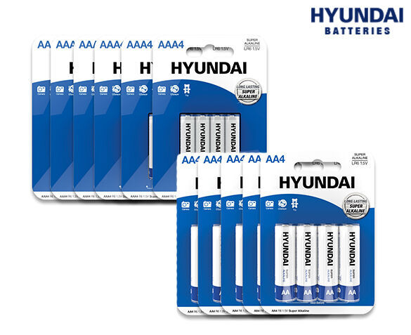 60 Stuks Hyundai Super Alkaline Batterijen 
